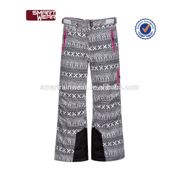 2018 nouveaux pantalons de ski de plein air de pantalons d&#39;enfants de conception pour des enfants